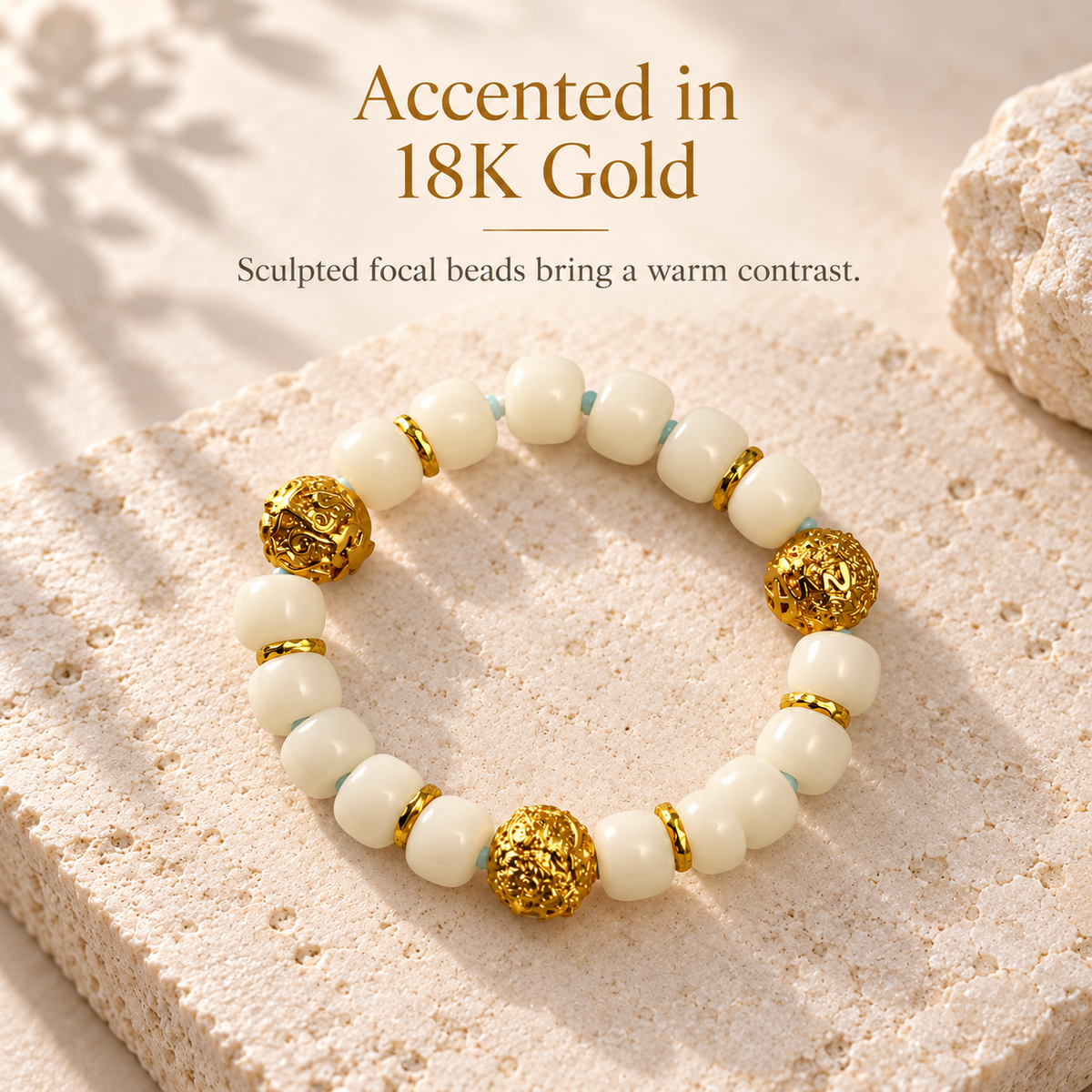 White Jade & Gold Openwork Bracelet - 09-pdp-wear (11)
