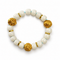 White Jade & Gold Openwork Bracelet - 09-pdp-wear (2)