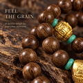 108-Bead Wood Mala with Gold Guru Bead - 09_pdp_04_tactile_grain