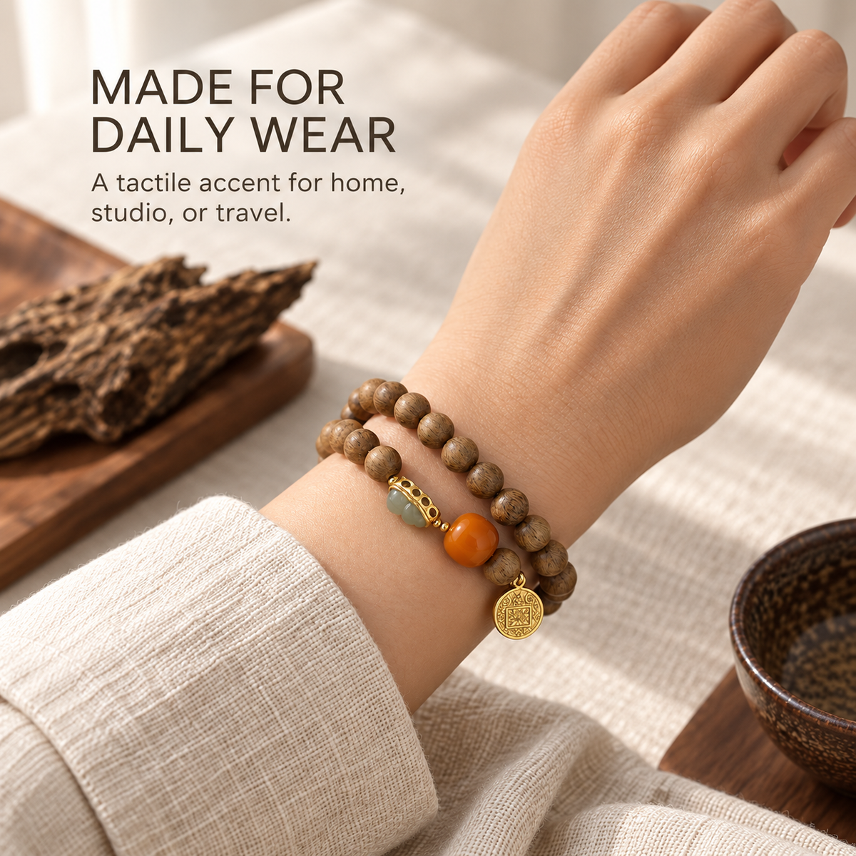 Agarwood Double-Wrap with Gold & Jade - 09_pdp_04_daily_wear
