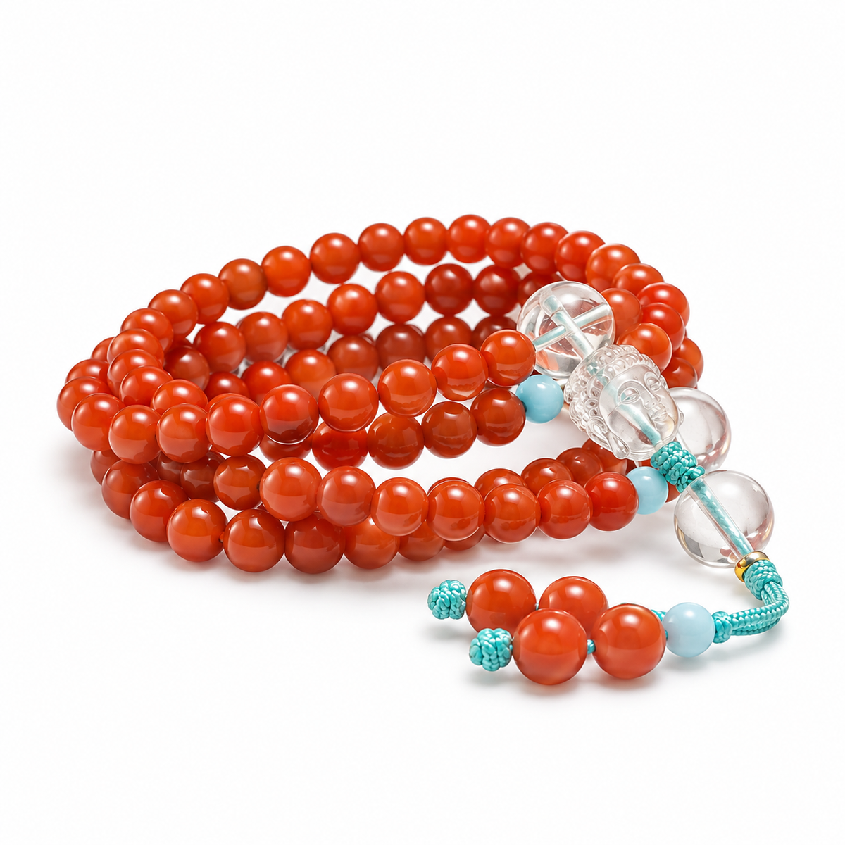 Nanhong Agate Triple-Wrap Bracelet - 01_main_nanhong_three_wraps