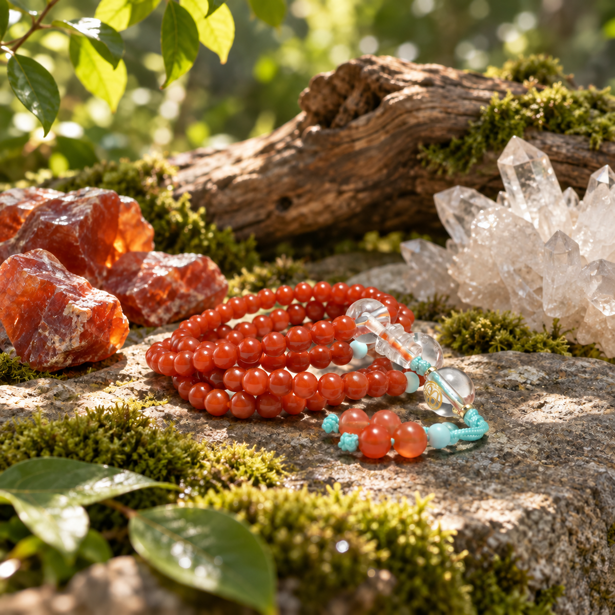 Nanhong Agate Triple-Wrap Bracelet - 微信图片_20251023181703_208_3317