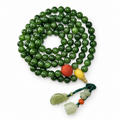 Spinach Jade 108 Mala with Carved Accents - 01_main_green_jade_mala