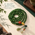Spinach Jade 108 Mala with Carved Accents - 06_pdp_01_quiet_rhythm