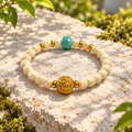 White Bodhi Mala with Turquoise - 05-sub-stilllife