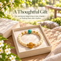 White Bodhi Mala with Turquoise - 11-pdp-gift