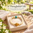White Bodhi Mala with Turquoise - 11-pdp-gift