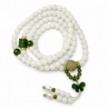 White Jade 108 Mala with Jade Butterfly - 01_main_white_bodhi_mala
